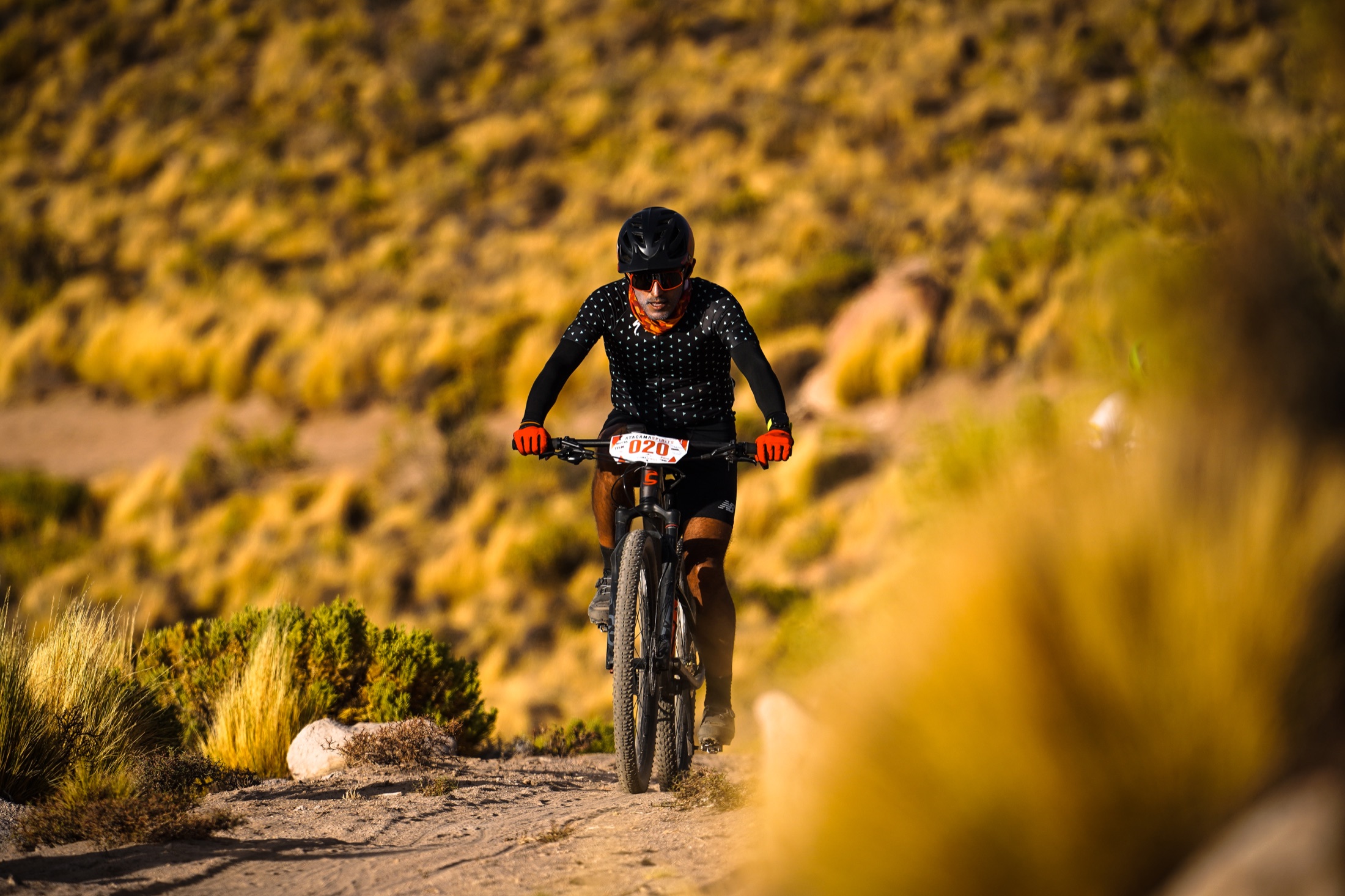 Juan Andrés entrenando ciclismo en ruta