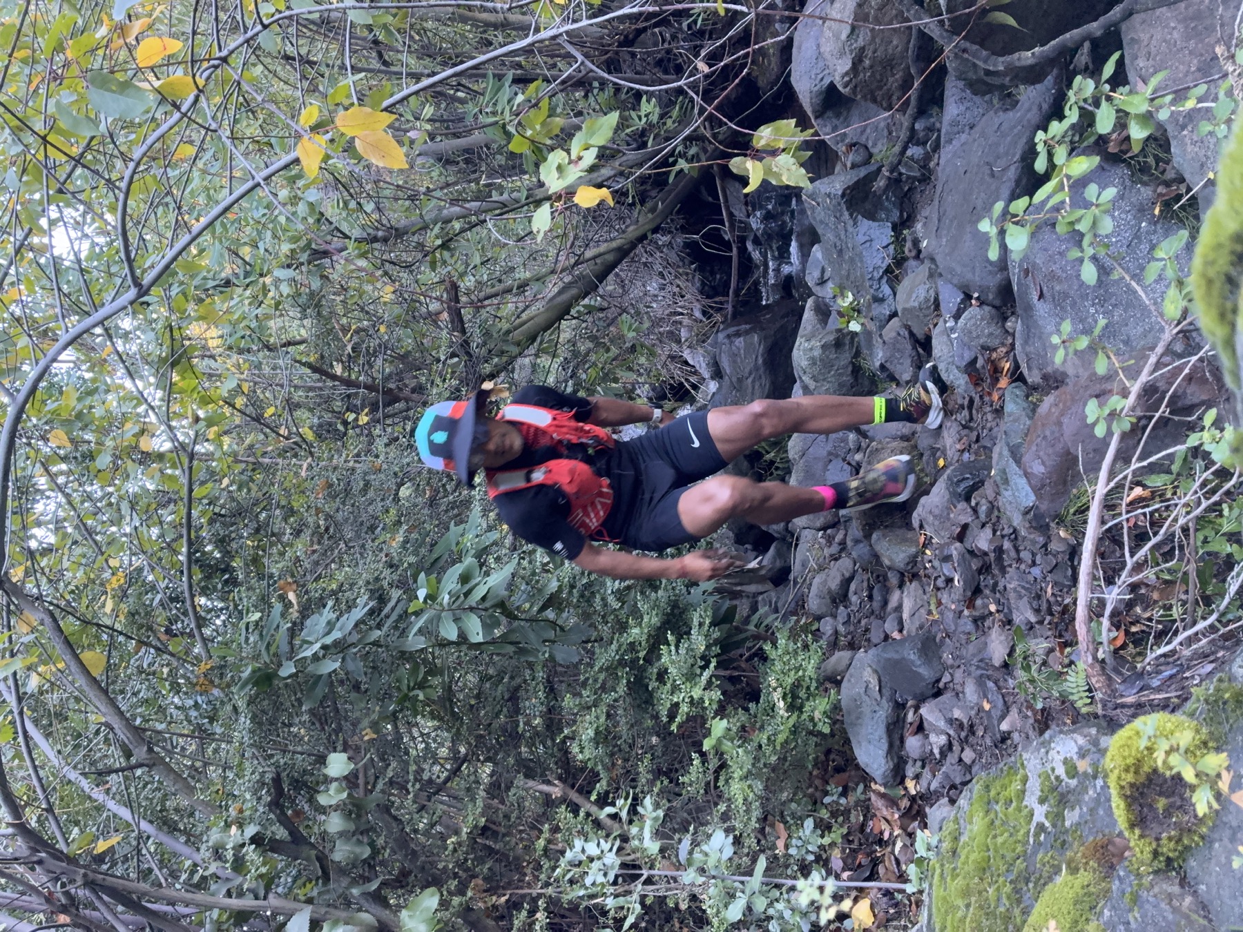 Juan Andrés preparándose antes de una competencia