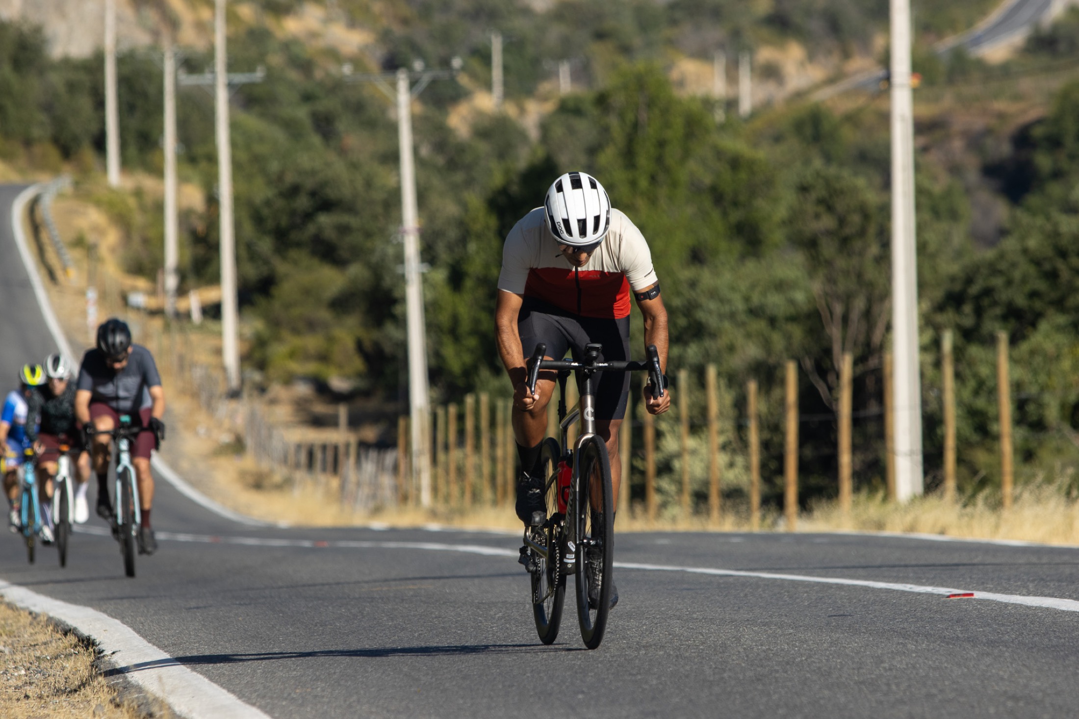 Juan Andrés en una carrera de trail de alta exigencia en terreno desértico
